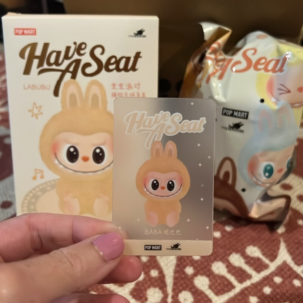 Pop Mart Have a Seat Labubu Baba NEW IN BAG